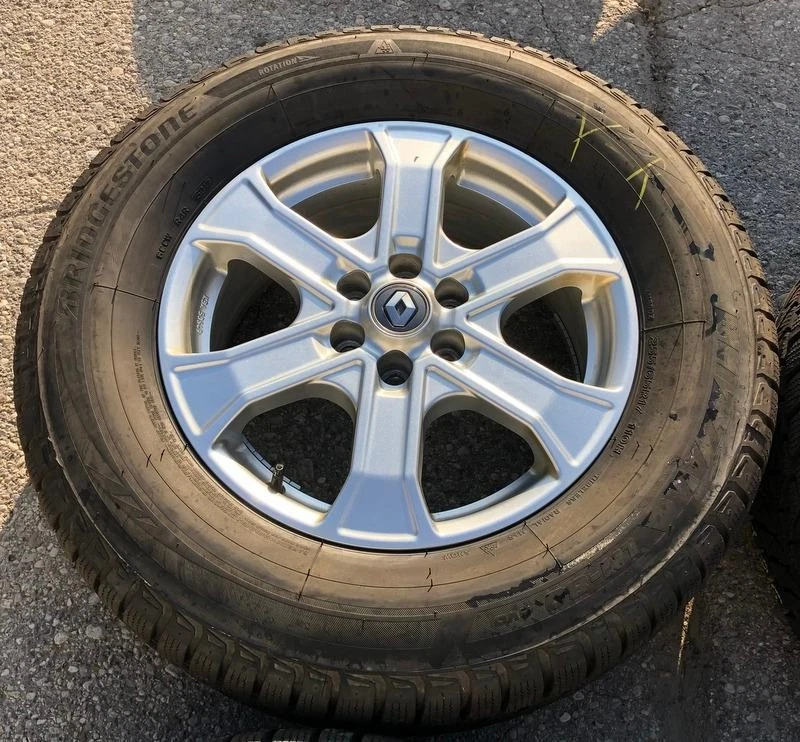 4 ALU WINTERRÄDER 255/65R17 110H RENAULT ALASKAN D231C BRIDGESTONE FREIHAUS - Bild 3 von 4