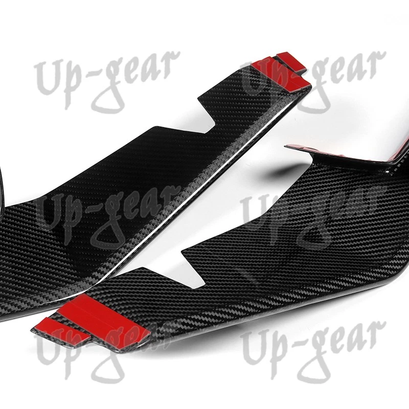 Para 2004-2008 Mazda RX-8 MS-Style real fibra de carbono para-choque dianteiro spoiler lábio kit - Imagem 2 de 4