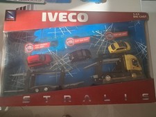 IVECO STRALIS BISARCA + FIAT 500 2007 + panda 4x4 2007 modellini NEWRAY 1:43