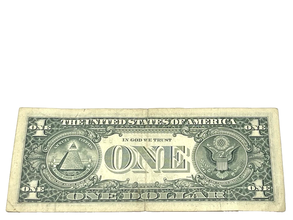 U.S. 1988A, $1.00 FEDERAL RESERVE NOTE, Fine, S/N B 92084874 W (#509) - Image 2 of 2