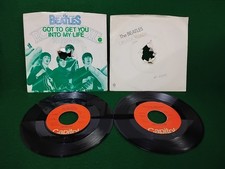 2 BEATLES PICTURE SLEEVES 45 vinyl Got to Get You You Helter Skelter Julia RARE!