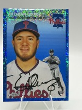 ESTEBAN QUIROZ 2023 TOPPS CHROME PLATINUM #176 BLUE MINI-DIAMOND REF RC /199