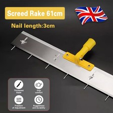 Adjustable Pin Leveller for Levelling Compound Screed Rake 61Cm Flooring Tools