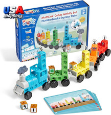 Numberblocks Express Train Mathlink Cubes Activity Set, Preschool Learning Activ