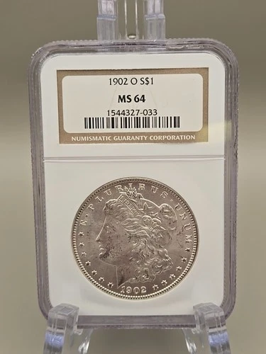 1902-O Morgan Silver Dollar $1 - NGC MS 64