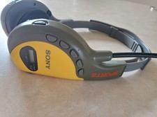 Sony Sports Walkman FM/AM PLL Synthesized Radio Headphones SRF-HM55 Works