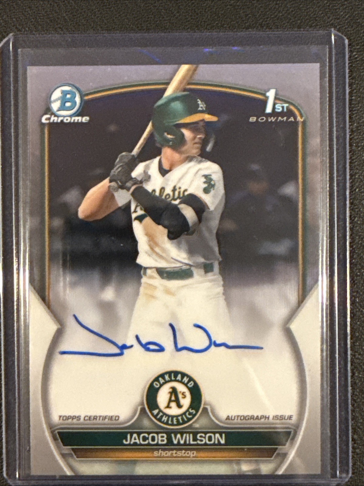 2023 Bowman Draft - Chrome Prospect Autographs Jacob Wilson #CDA-JWI  (AU, RC)
