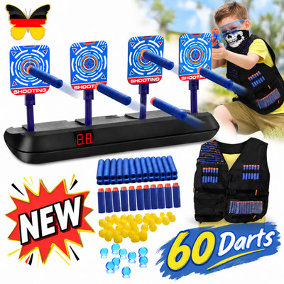 Zielscheibe für Nerf Rival 60 Darts Auto-Reset Elektrisch Soundeffekte Retoo DHL