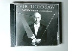 David Weiss - Virtuoso Saw CD 2001 Classical Cut Time Records CRACKED CASE