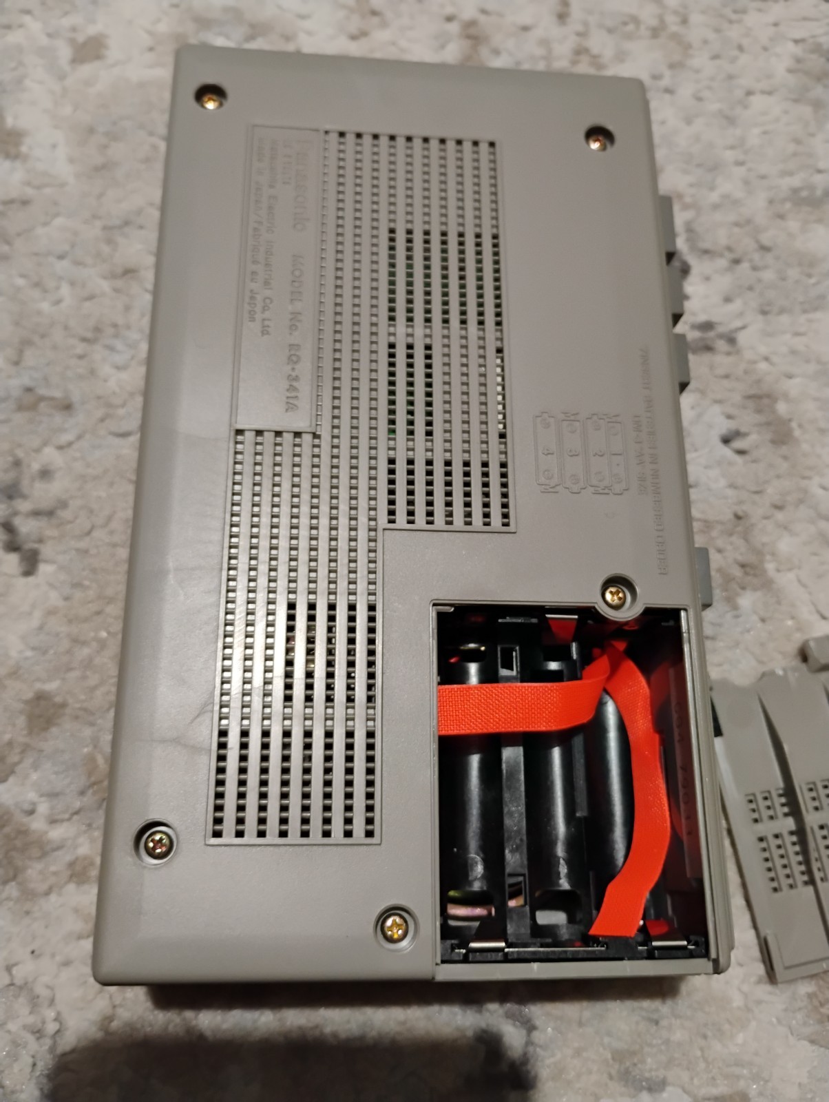 Panasonic Cassette Tape Player/Recorder Vintage Portable Player RQ-341A Tested