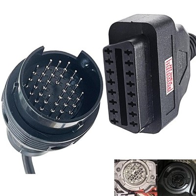 For Mercedes OBD-1 Adapter 38 Pin to 16 Pin OBD2 Connector MB Diagnostic Quality