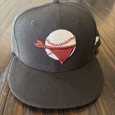 Quad City River Bandits Throwback MILB Hat Size 7 3/4 New Era 59fifty 5950 