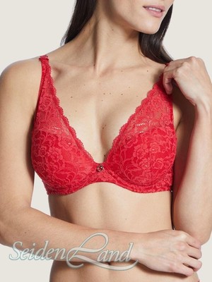 Push-Up BH ROSESSENCE HK Spitze uni von Aubade rot oder schwarz