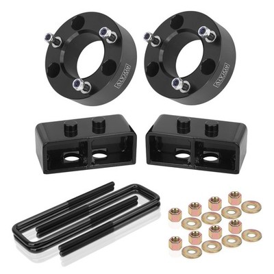 Lift Kit for F150, 3'' Front Strut Spacers and 2'' Rear Aluminum Lift Blocks wi...