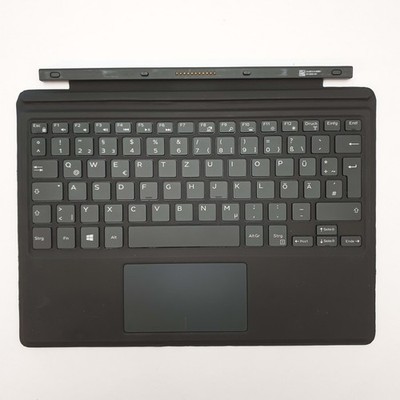 Dell Latitude 5285 Tablet Tastatur Dock QWERTZ DE Backlit Keyboard