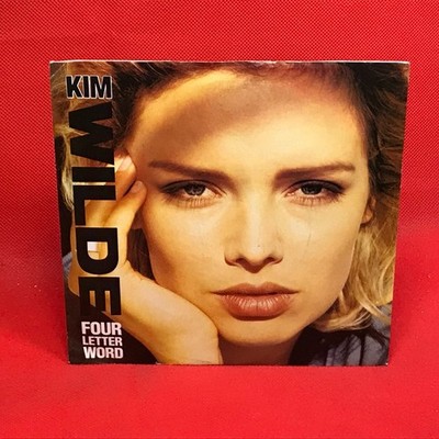 KIM WILDE Four Letter Word 1988 UK 7'' vinyl single She Hasn't Got Time For You