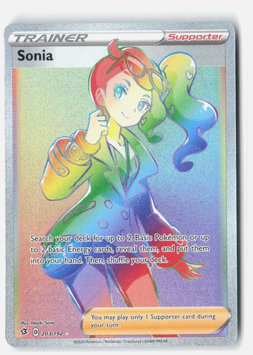 Sonia (Secret) SWSH02: Rebel Clash [SWSH02 - 203/192] Pokemon