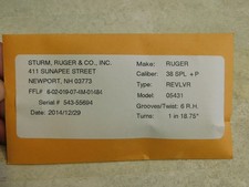 05431 9MM x 19 Heckler Koch  P30S-V3 9MM-13 Part ONLY