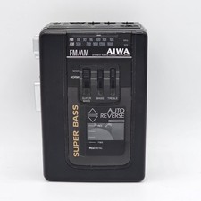 AIWA HS-T22 FM/AM Stereo Cassette Player Auto Reverse Dolby NR For Parts Only