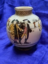 Royal Doulton ‘Skating’ Series Ware Vase c1905–28 – Winter Sports Scene