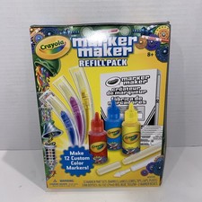 Crayola Marker Maker Refill Pack Make 12 Custom Color Markers New Sealed 74-7055