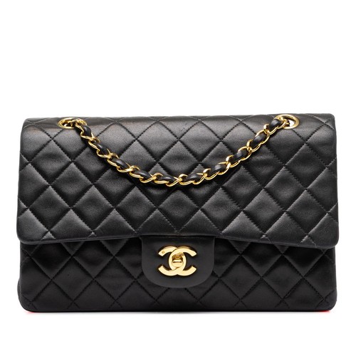 CHANEL Matelasse25 COCO Mark Double flap Shoulder Bag Women Used
