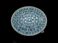 TG05160 VERY COOL  OVAL SHAPED  ART FASHION SILVERTONE BELT BUCKLE