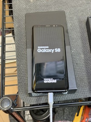 Samsung Galaxy S8 SM-G950U Smartphone  No Battery/ Back Glass Removed/ UNTESTED