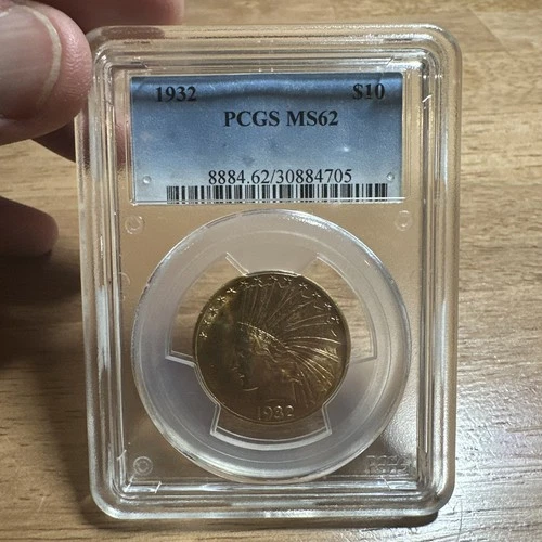 1932 $10 Indian Head Gold Eagle - PCGS MS 62