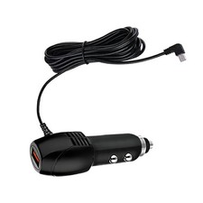 USB Car Charger with Mini USB Port for GPS and Dash Cam Charging Connector