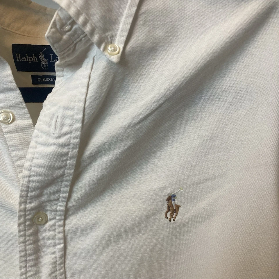 Ralph Lauren Cream Linen-Blend Long Sleeve 34/35 - Image 2 of 4