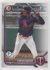 2022 Bowman 1st Edition Carlos Aguiar #BPPF-1 0qr0