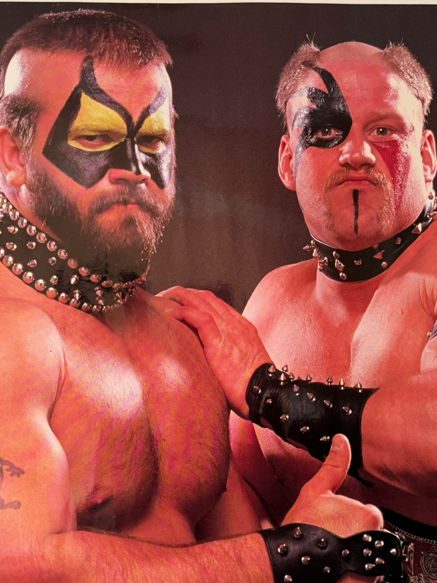 80s The Road Warriors Poster 51.3cm × 72.4cm Hawk Animal WWF