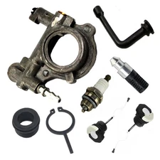 US STOCK-Oil Hose Filter Oil Pump Worm Spark Plug For Stihl MS260 026 Chainsaw