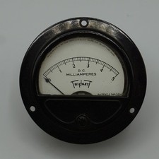 Triplett D.C Milliamperes Meter 0-5