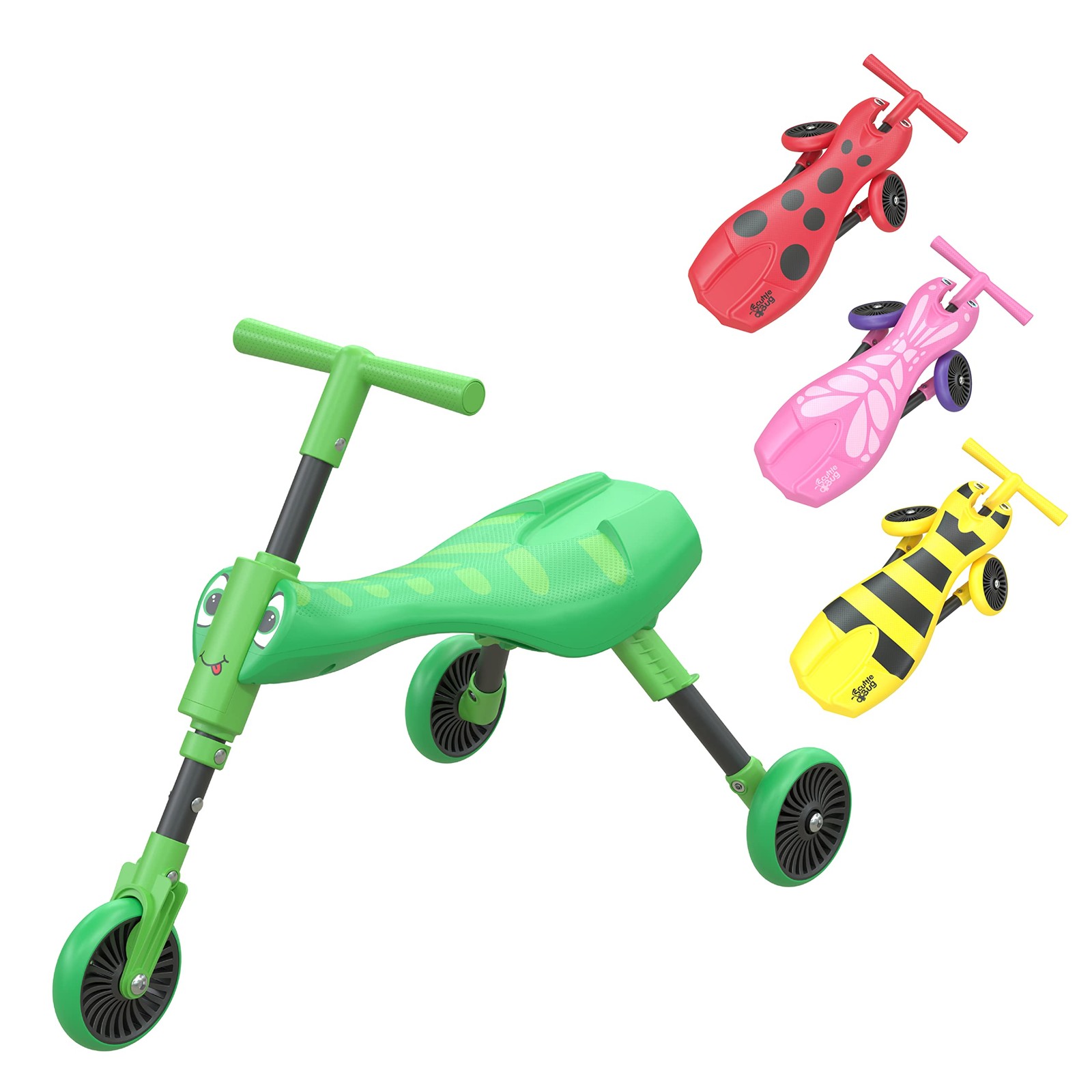Scuttlebug 3-Wheel Foldable Ride-On Tricycle for 1+ Year Old