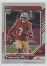 2024 Panini Donruss Optic Holo Prizm Charvarius Ward #176 2l4