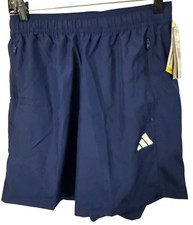 Men's adidas Train Essentials Woven Training Shorts Dark Blue Small NWT