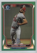 2014 Bowman Chrome Green Refractor 32/75 Michael Wacha #52 fm0