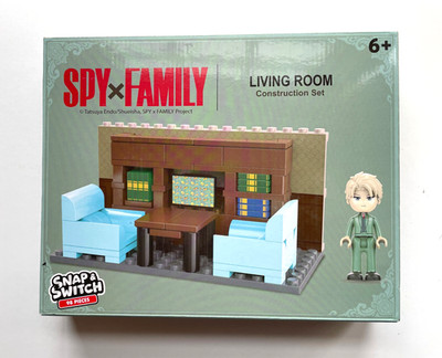 NEW! SPY X FAMILY Snap Switch CONSTRUCTION Set 98 pcs, LIVING ROOM