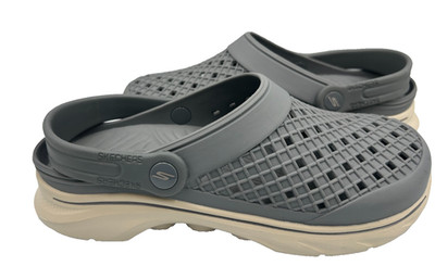 Skechers Men s GOwalk 7 Ambition Slip On Comfort Clogs Blue Size:10 146D