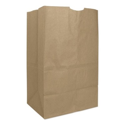 Paper Bags & Sacks GH20S #20 Squat Size Grocery Paper Bags - Kraft (500/BD) New
