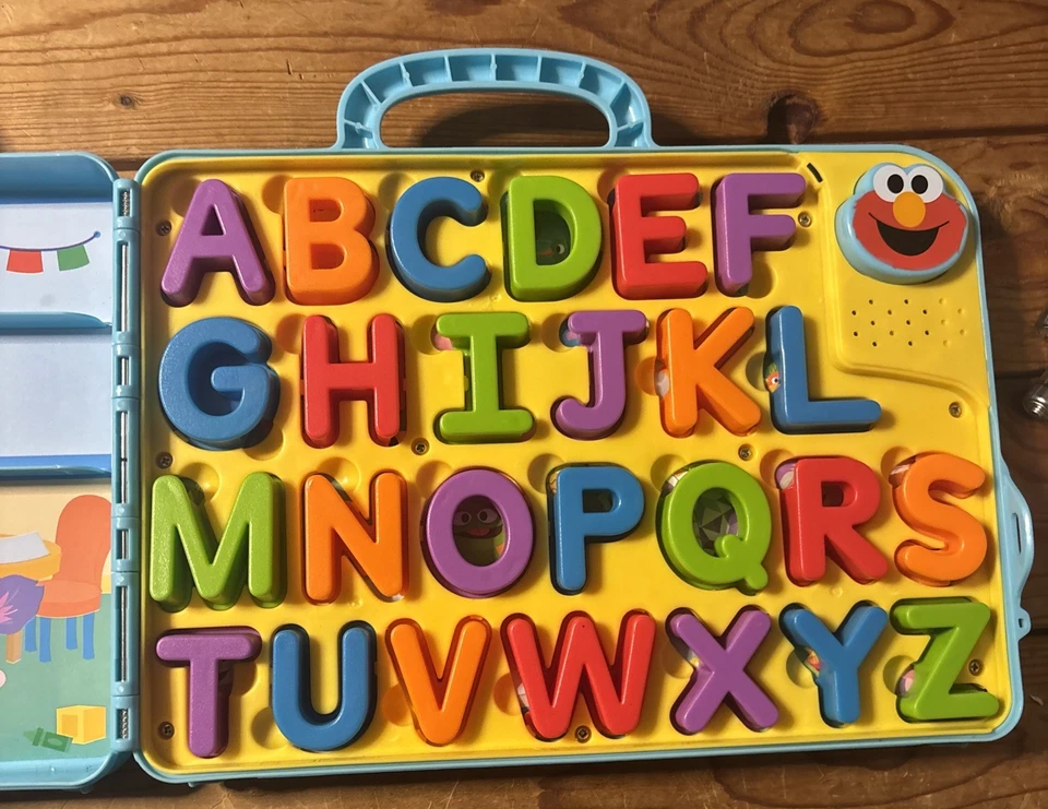 Sesame Street Elmo’s Learning Letters ABC azul PROBADO Y FUNCIONA Foto 3 de 4