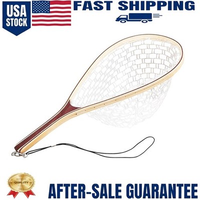 ebay fly fishing nets FlyWorks Net or MAGNETIC NET RELEASE! Rubber Mesh Fly Fishing Net