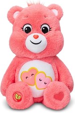 Care Bears 14" Love-A-Lot Bear Pink Plush - Soft  Cuddly Stuffed Animal Gift