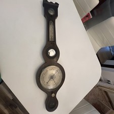 Victorian Mahogany "Banjo" Barometer made by J. Bianchi of Edinburgh.1840/60’s