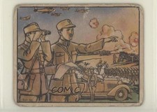 1938 Gum Inc Horrors of War R69 Chiang Kai-Shek Commanding His Troops #131 0n8