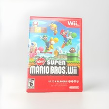 Case and Manual Only NO GAME New Super Mario Bros Wii Nintendo Wii Authentic