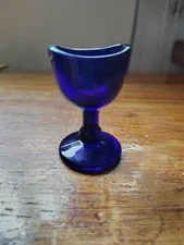 Cobalt Blue Glass Eye Wash Cup Ocular Care Apothecary
