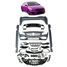 Sport Bodykit Umbau Stoßstangen+Schweller für Mercedes CLA C117 CLA45 ab 13-19